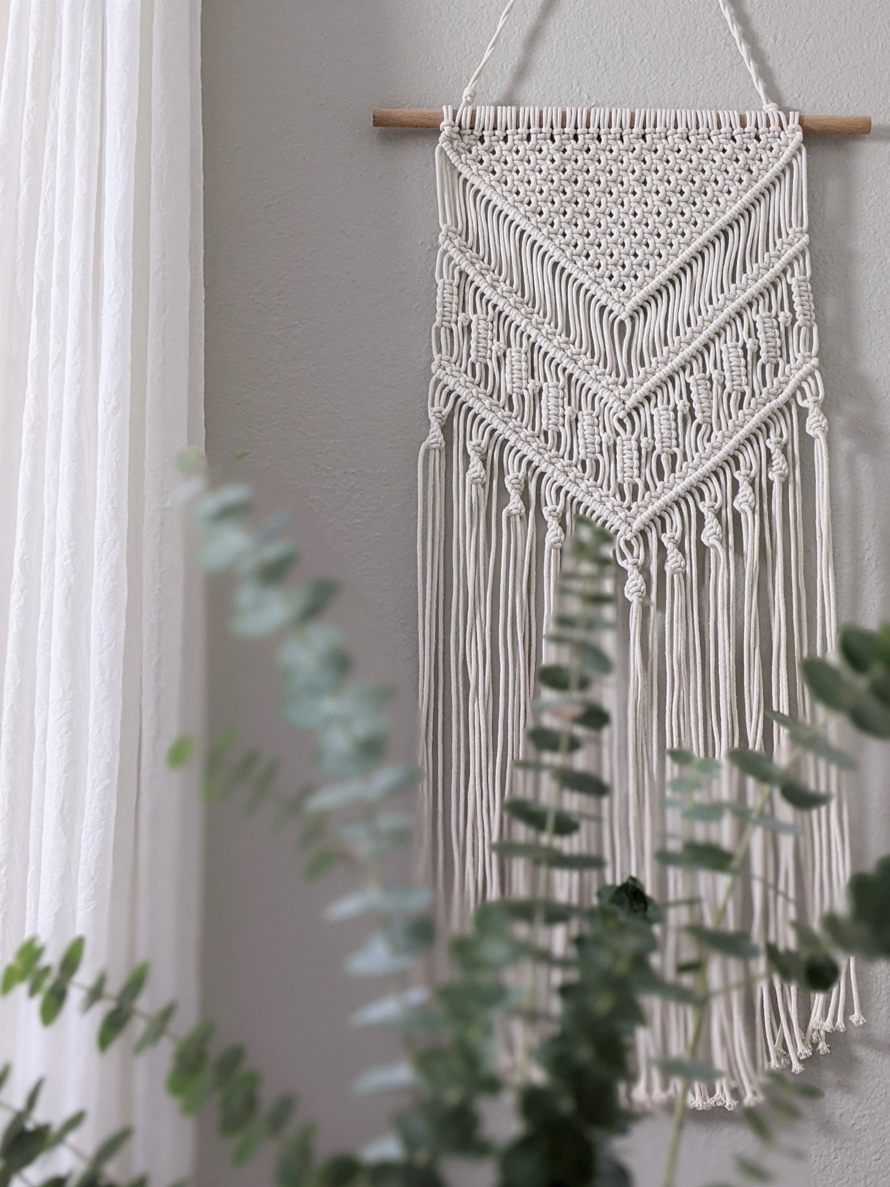 macrame wall decoration